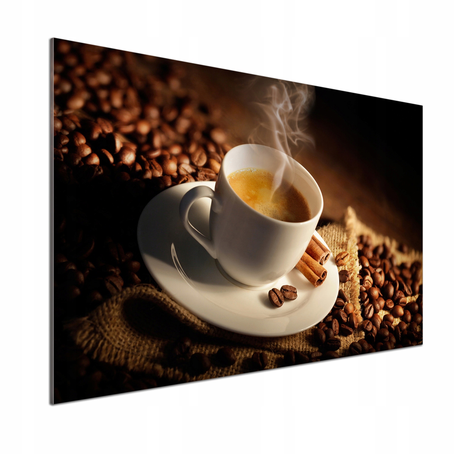 Kuchyňský panel Káva v šálku 100x70 cm Lepidlo