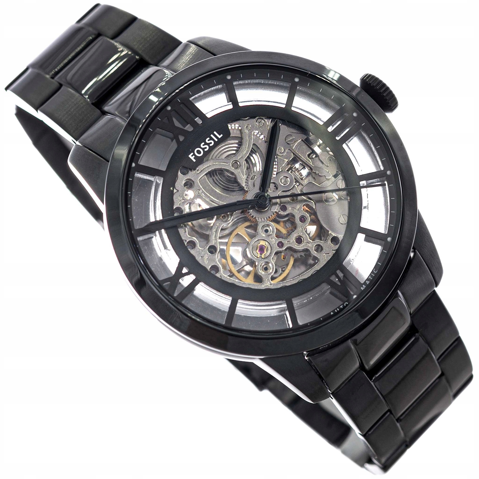 Pánské Hodinky Fossil ME3269 Townsman Automatic Černé Na Náramku