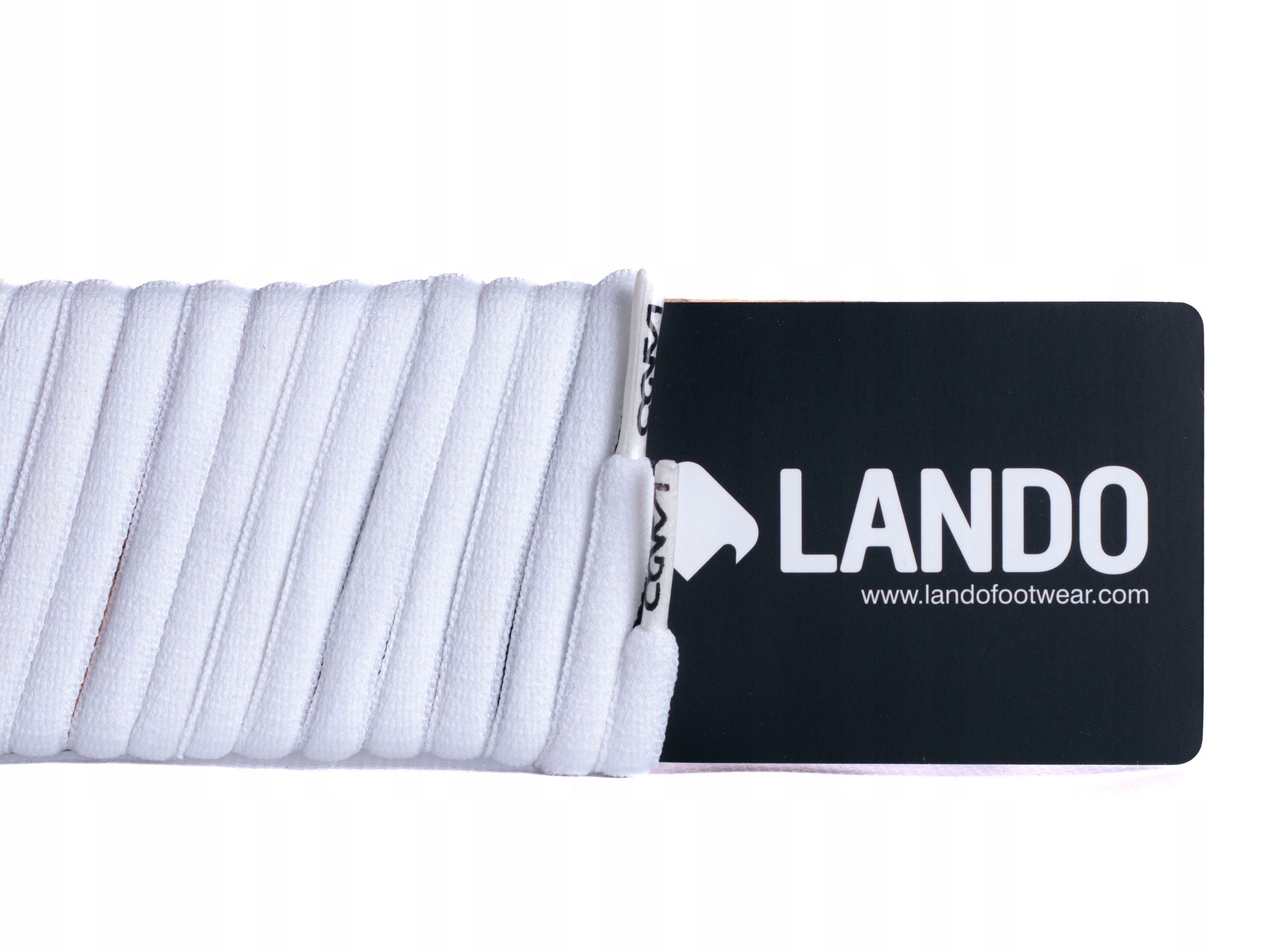 LANDO SZNURÓWKI SZNUROWADŁA OWALNE 160 cm BIAŁE