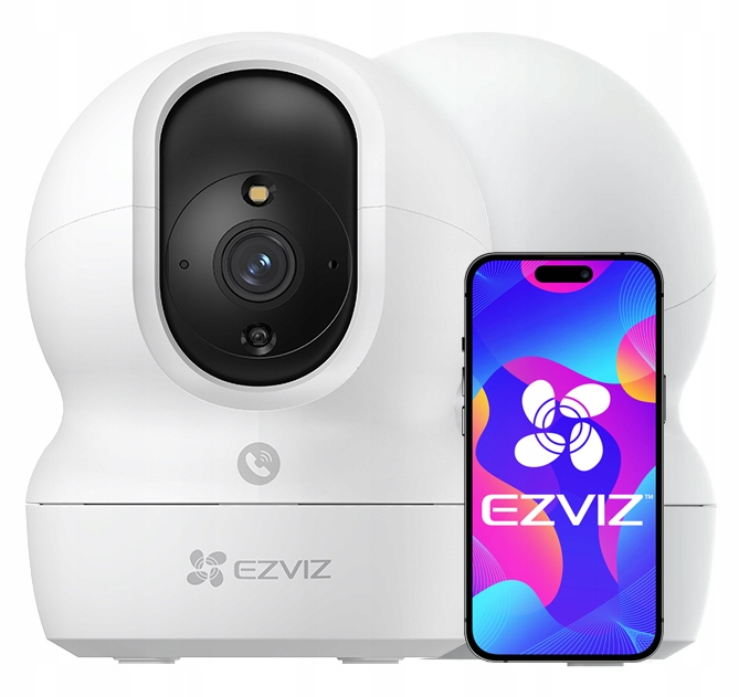 WiFi kamera Ezviz CP1 Pro 8MPx 4K Detská opatrovateľka, otočná, s obojsmerným zvukom a automatickým sledovaním