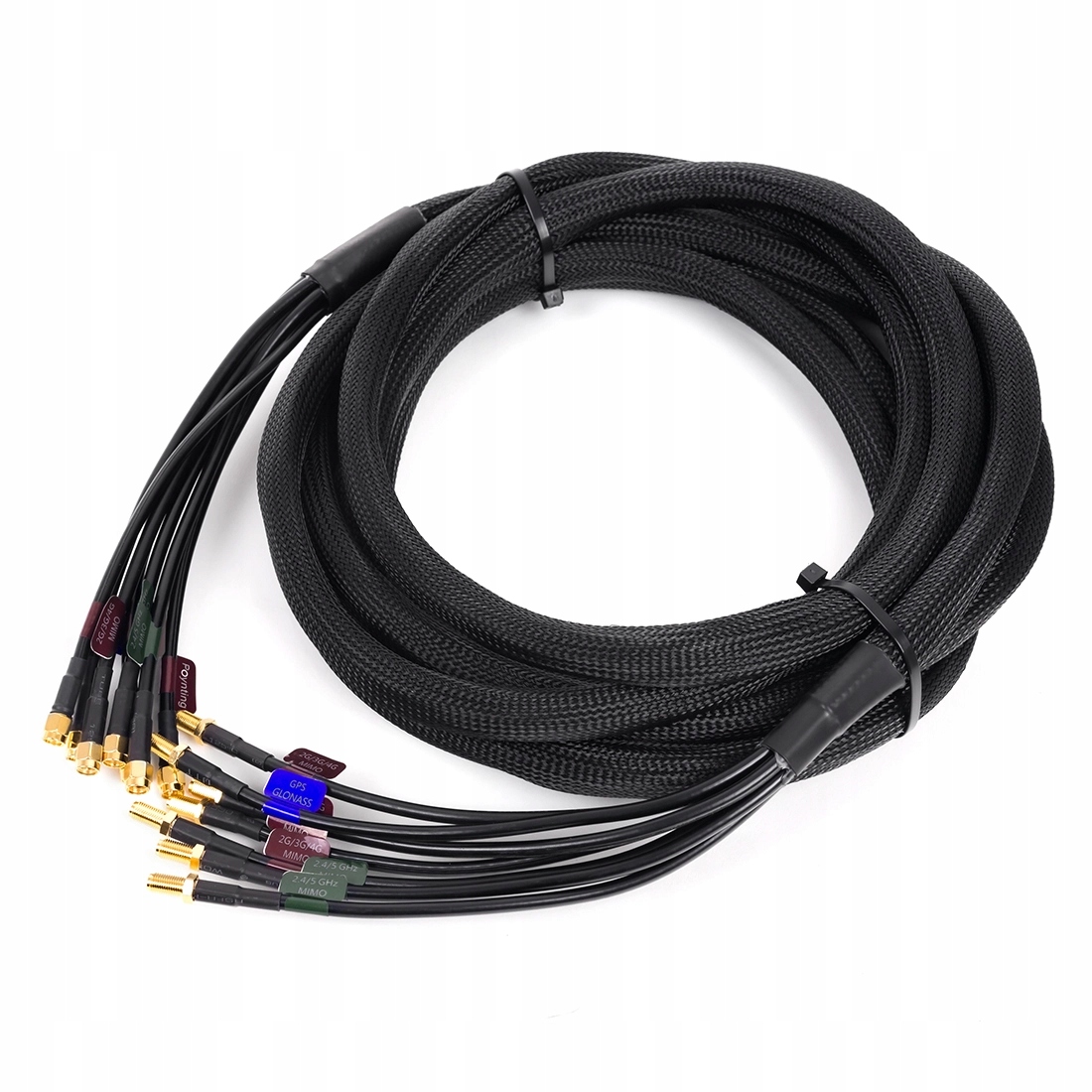 Gsm kábel pre Lte anténu Poynting 7v1 CAB-119 5xSMA 2xRP Sma 3m opletenie