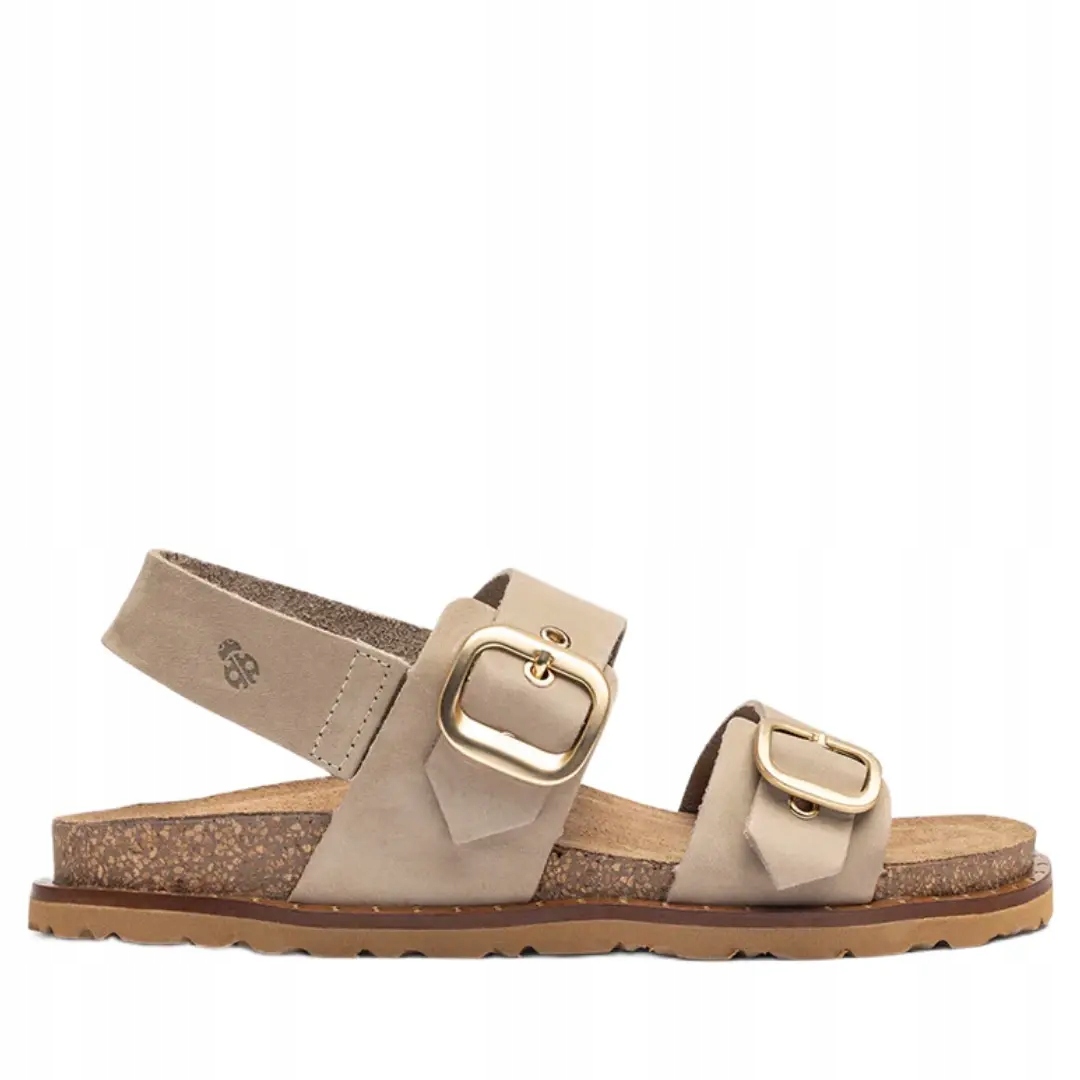 Dámské sandály Yokono bolus-252 sand nubuck 41, Béžová