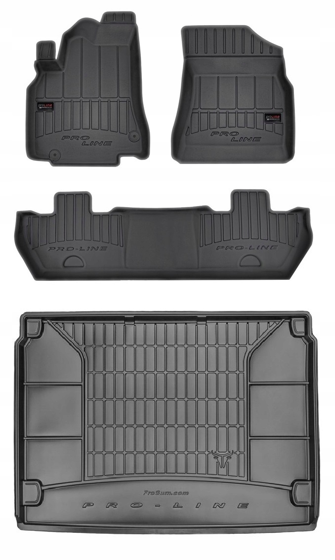 Set 3D gumové rohože Peugeot Partner 2 2008-2018