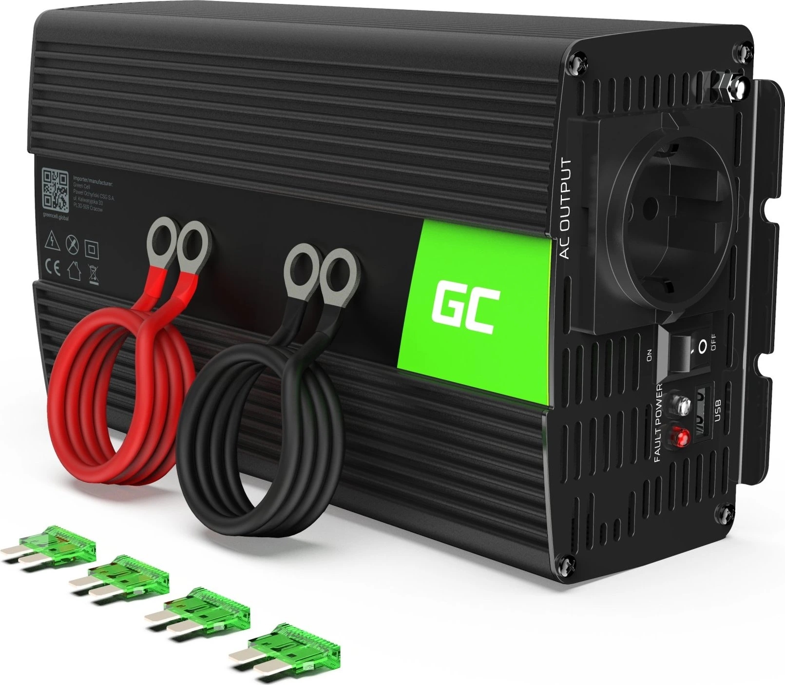 Automobilový menič napätia 24V na 230V Čistá sinusoida 1000W