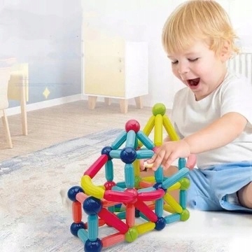 XXL KLOCKI MAGNETYCZNE EDUKACJA MAGNETIC STICKS 58 Bohater / Bajka Brawl Stars