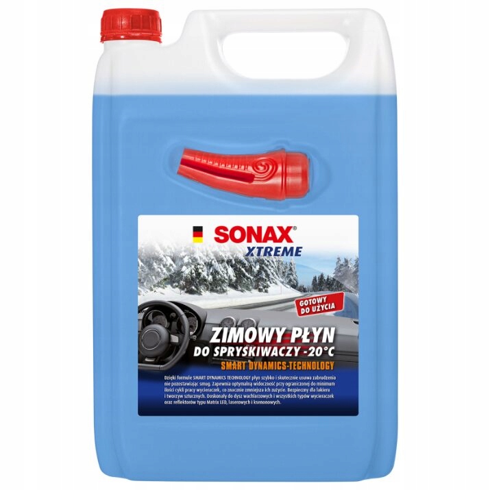 Sonax Xtreme Nano 4L Zimowy płyn do spryskiwaczaz lejkiem do -20 st. C