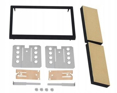 PÓŁKIESZEŃ MONTAŻOWA 2DIN + RAMKA DO RADIA SOLIDNA Model 3736#