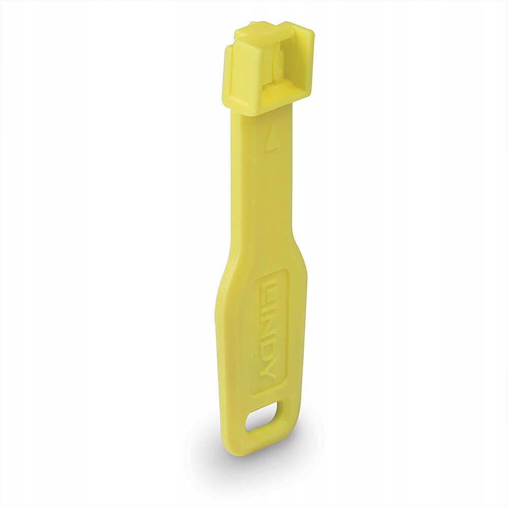Lindy RJ45 Port Schlösser Gelb, 10 Stck 1 Schlüssel