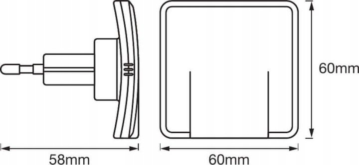 Lampka Nocna do gniazdka LED SLIM LEDVANCE Marka Ledvance