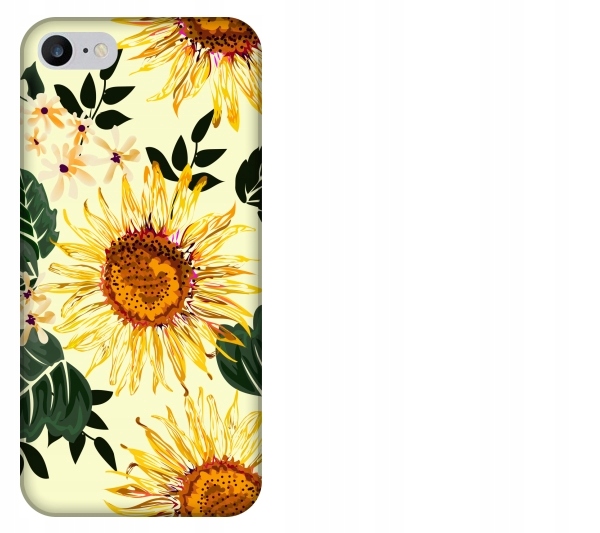 

Etui pokrowiec iPhone 7 Kwiat zólty akwarela
