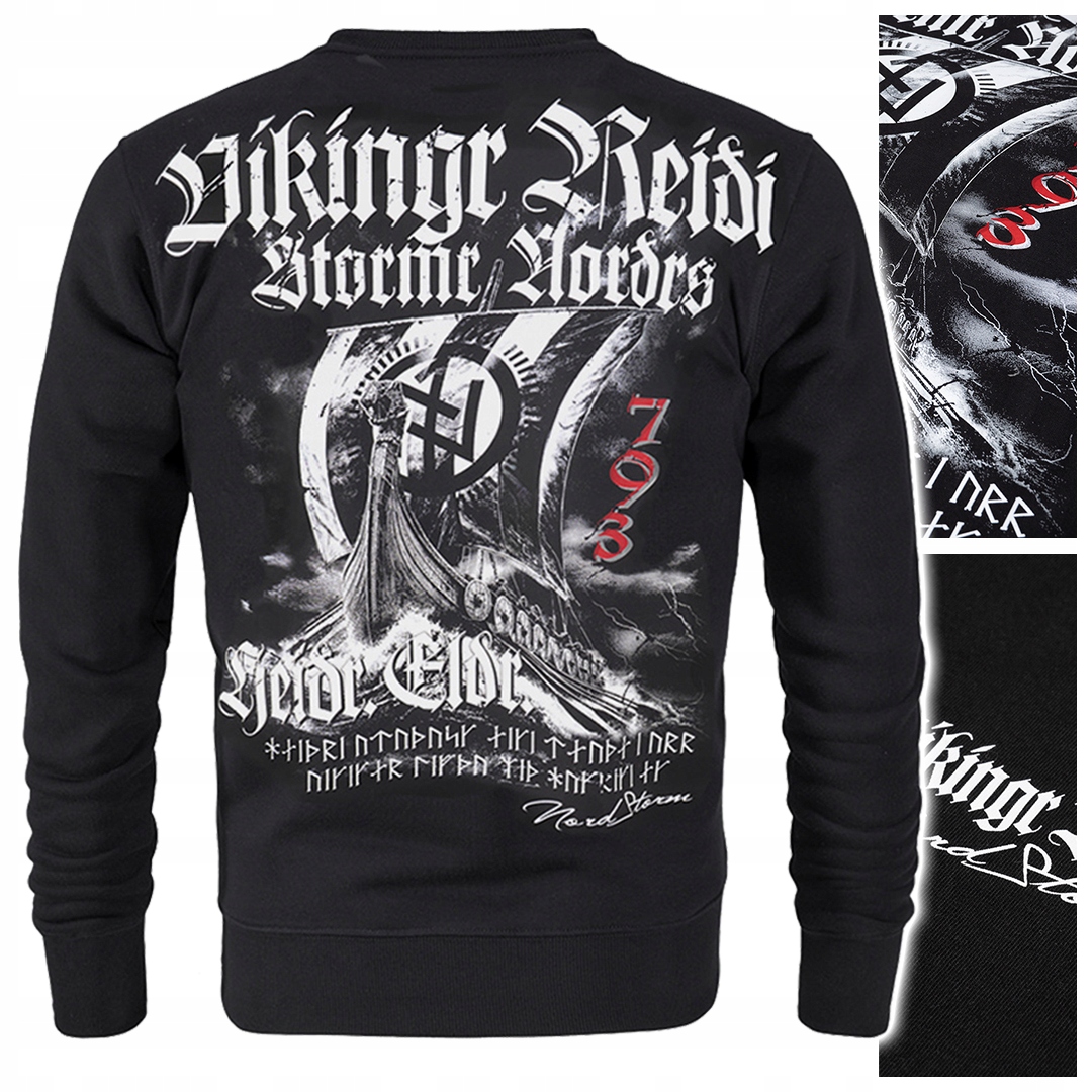 Pánská mikina Dobermans Aggressive Drakkar BC407 Storm Viking 3XL