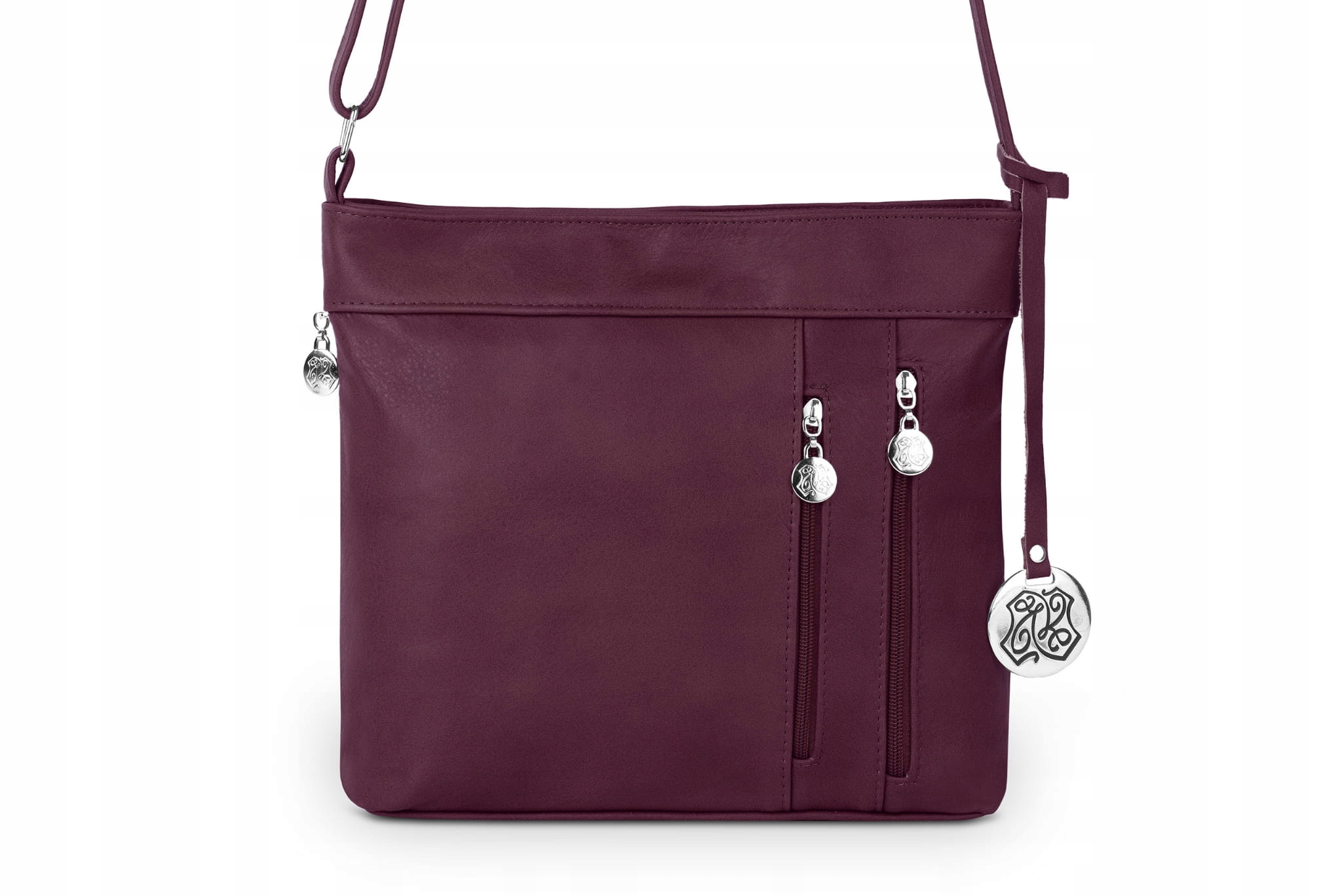 Kožená kabelka Kaletnik Zarza Bordó