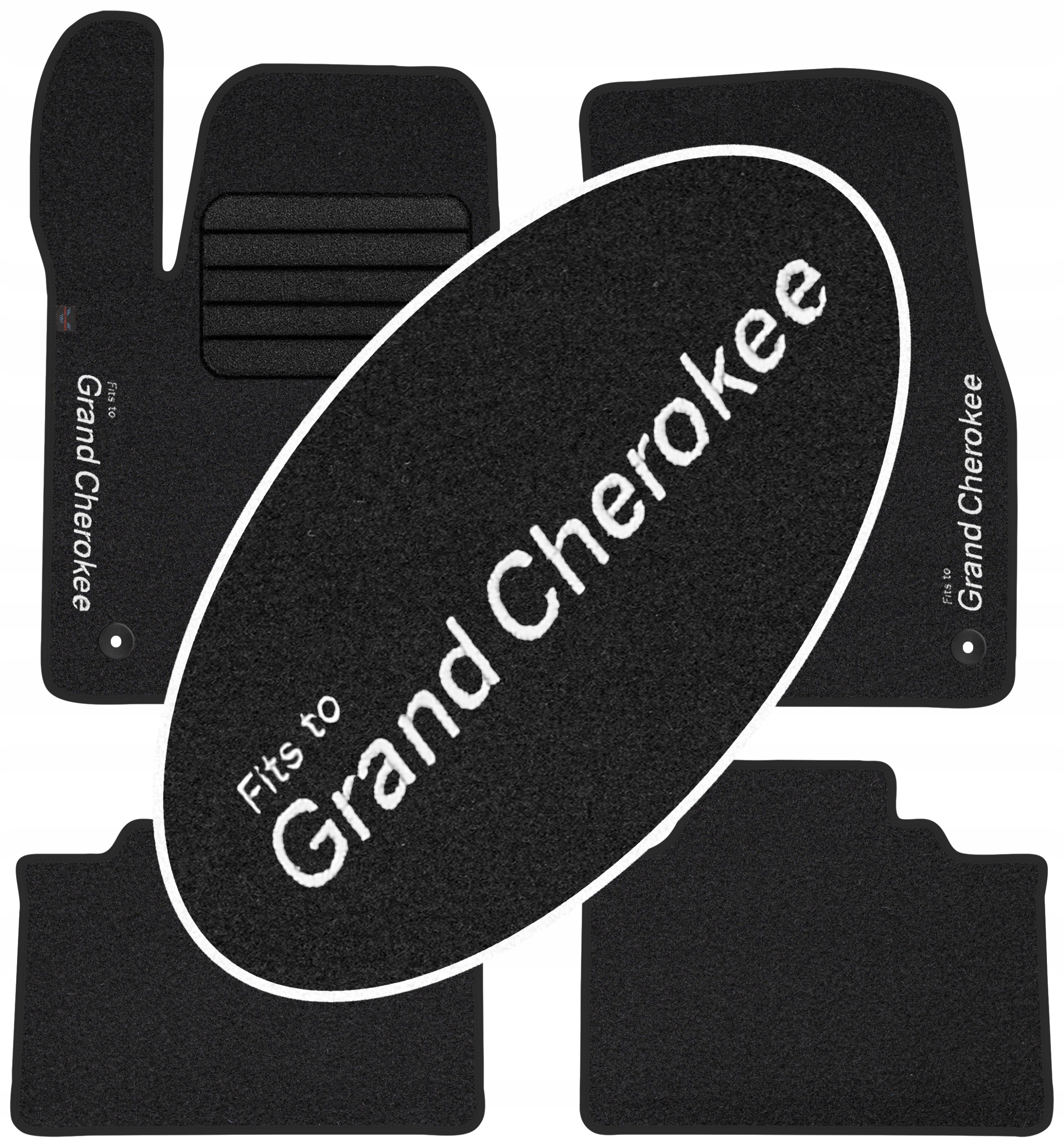 

Grand Cherokee IV Fl 13-20 Welurowe z Haftem
