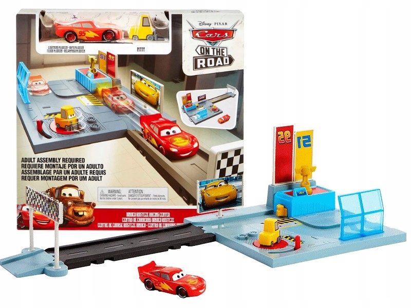

Cars Auta Ośrodek Zadoluks Dinoco tory 2 autkami