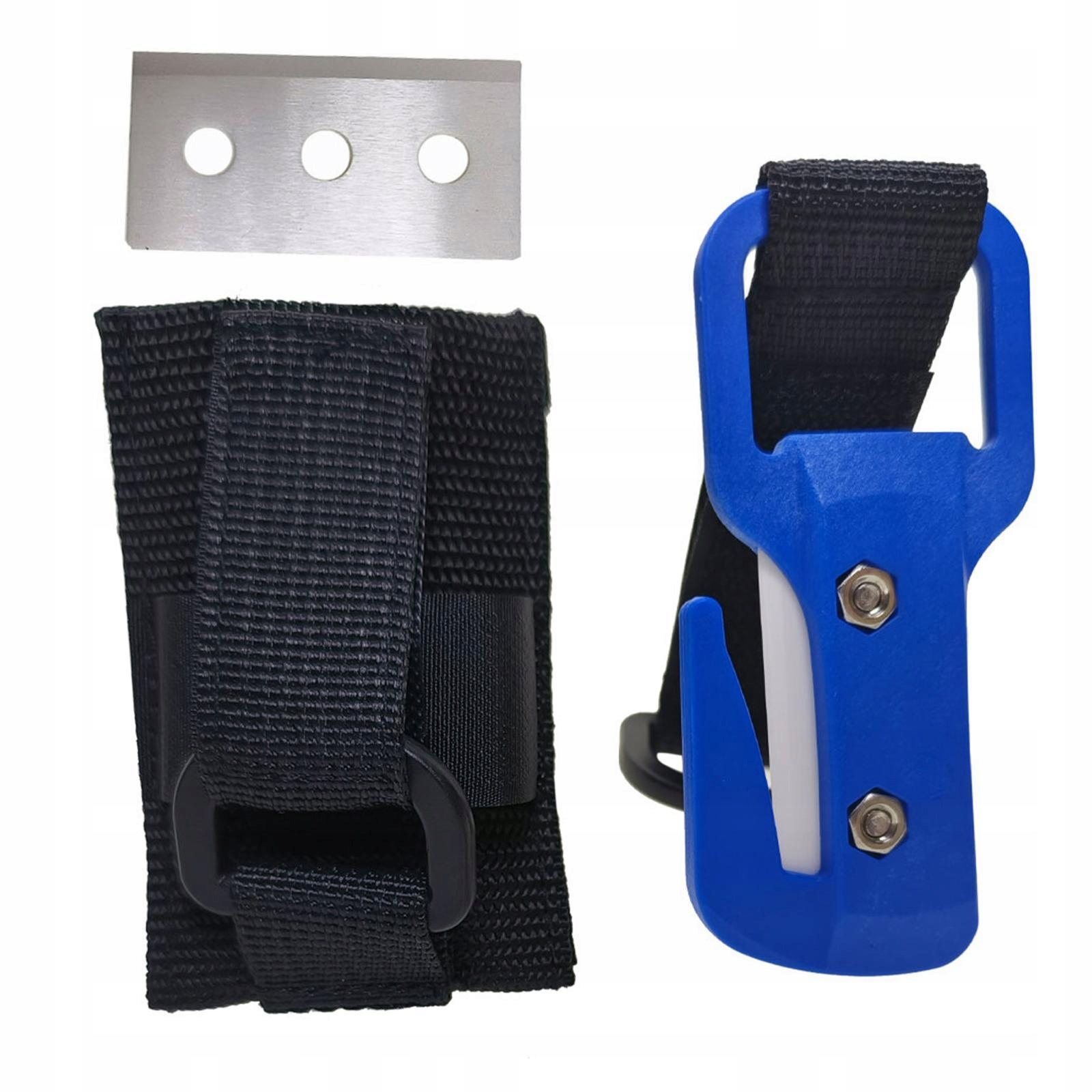 Diving Line Cutter Safety Cutting Tool for Snorkeling Freediving Blue