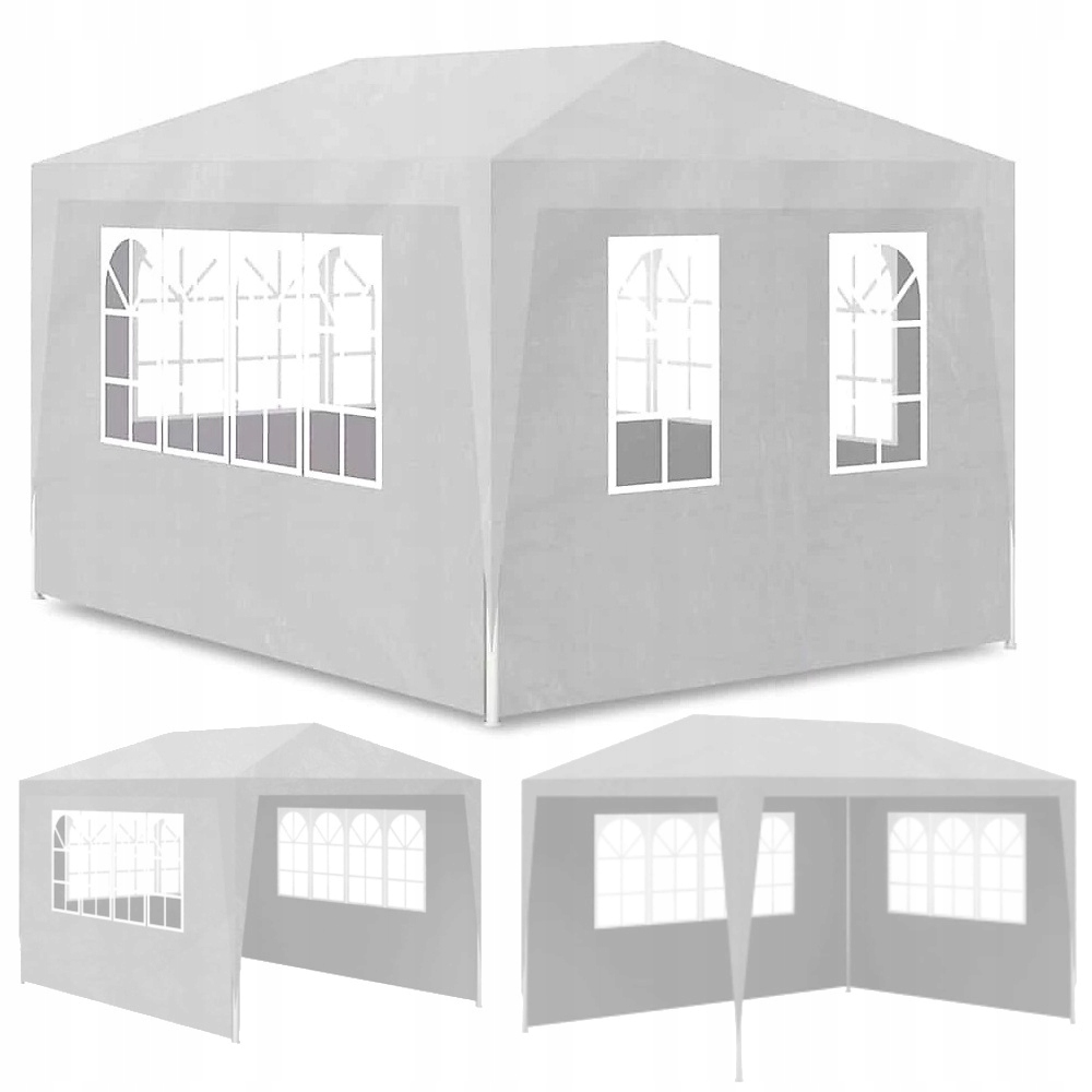 Stan Obchodní Pavilon Altán Do Zahrady 3x4 m 4 Stěny