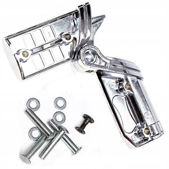 

Zawias składania stelaż ramy wózka Riko chrom nity