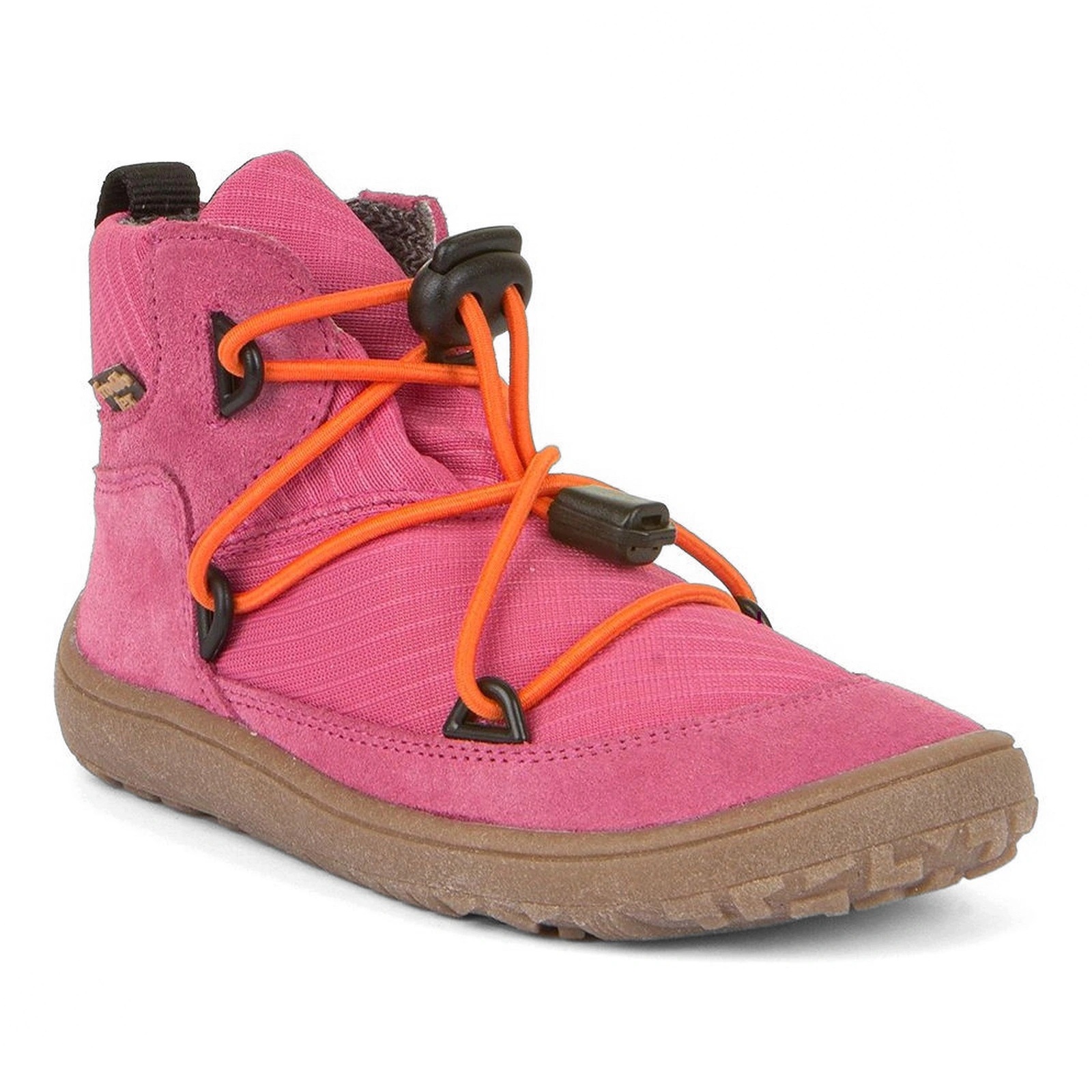 Buty barefoot ocieplane dziecięce Froddo Tex Track Fuxia z membraną 35