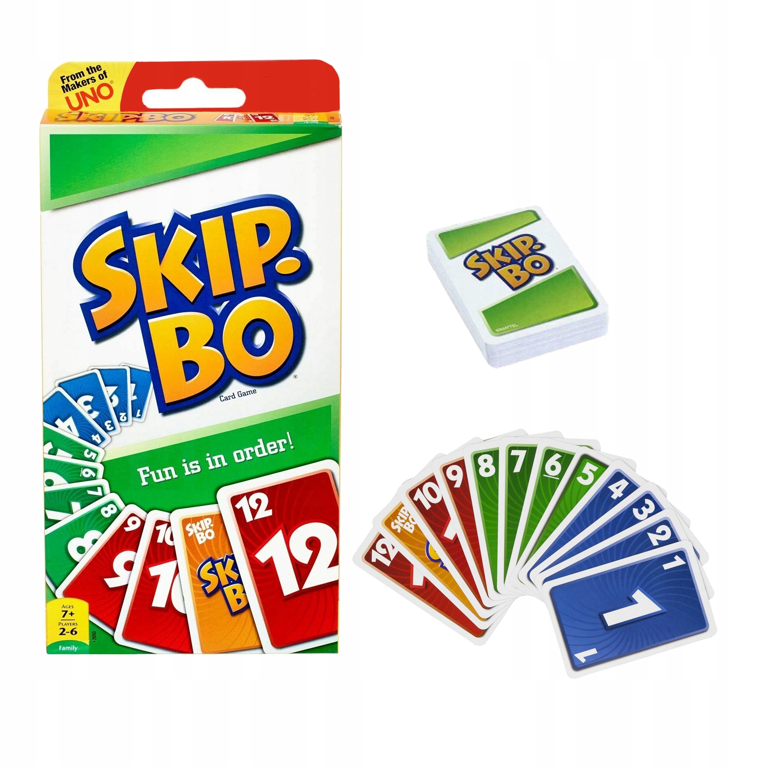 SKIP BO SKIP-BO GAME Mattel UNO 162 cards