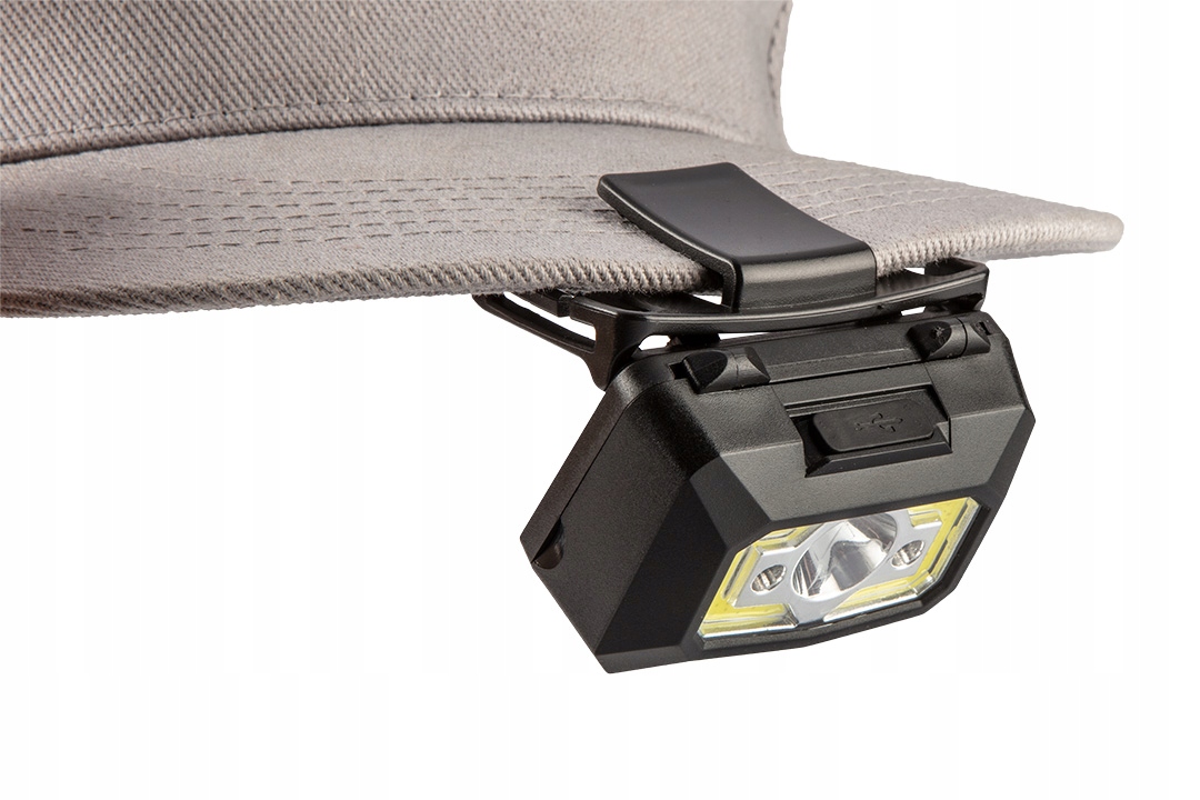 Latarka czołówka akumulatorowa USB 250 lm COB LED Model 99-073