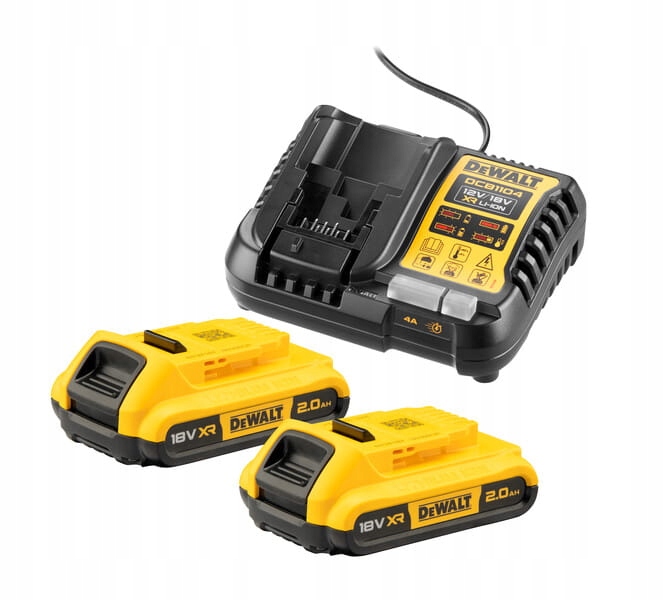 Dewalt Akumulator 18V 4,0Ah DCB182 2szt. Ładowarka DCB1104