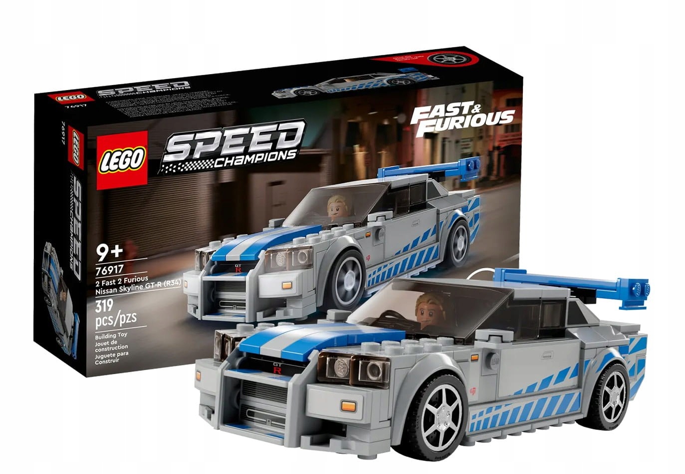 76917 Lego Speed Champions Nissan Skyline Gt-r (R34) z filmu „Rychle a zběsile“