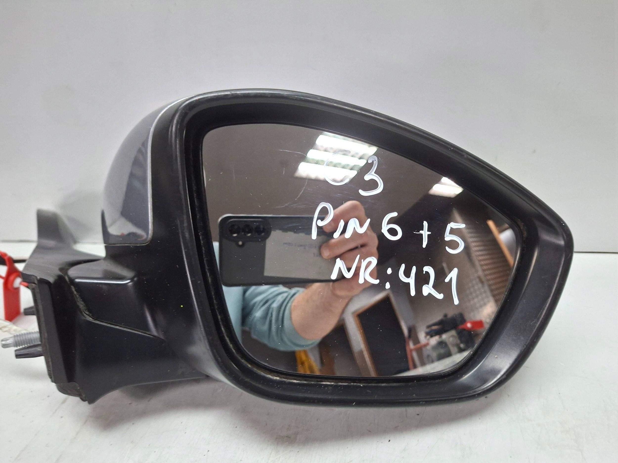 mirror exterior right CITROEN C3 III 11 PIN 2016