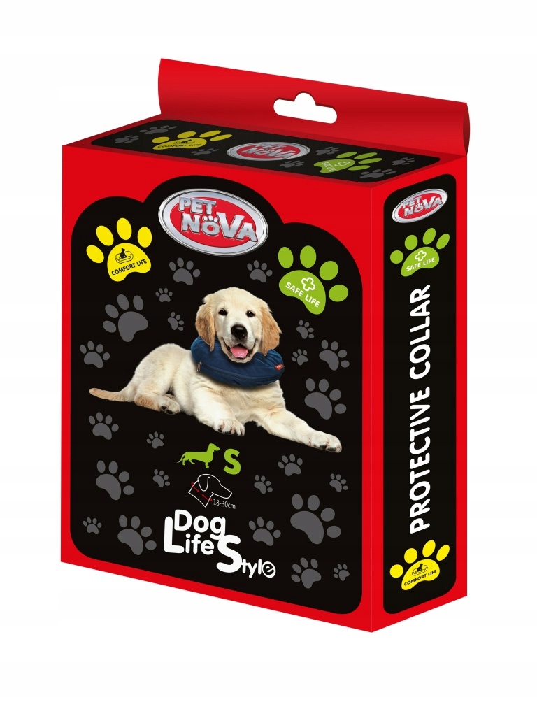 

Pet nova Kołnierz ochronny dmuchany r. S – 18-30cm