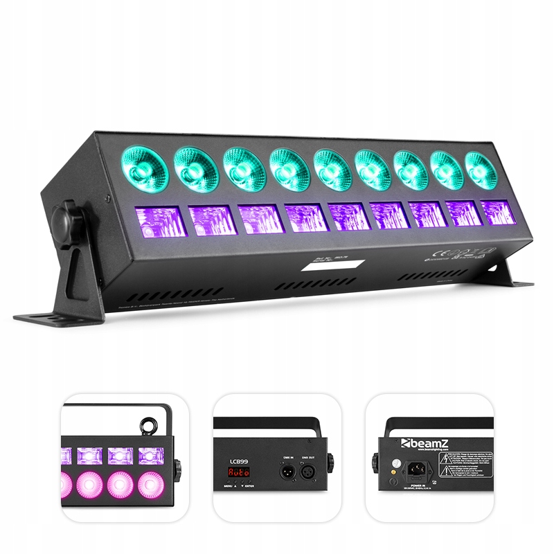 Listwa belka LED Efekt 2w1 RGBW i UV LCB99 Beamz