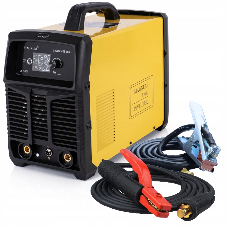 Spawarka Inwerterowa Elektrodówka 400A 400V Mma Snake 405 Led Magnum