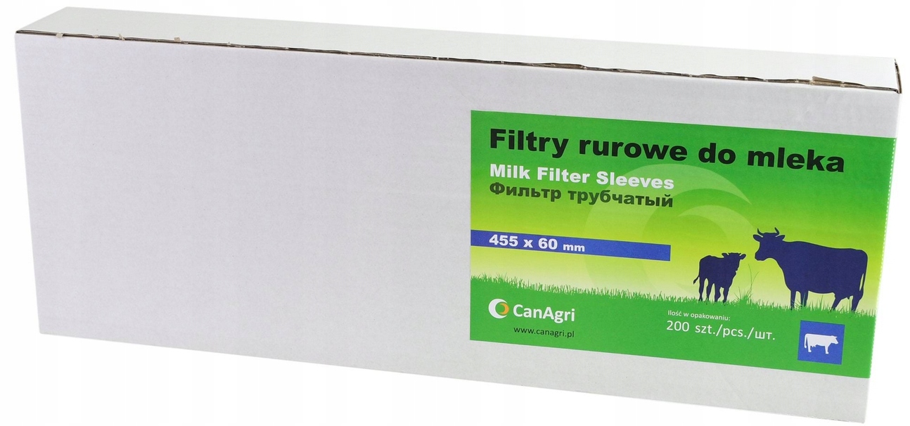 Trubkové Filtry Na Mléko 455X60MM 200KS Can Agri