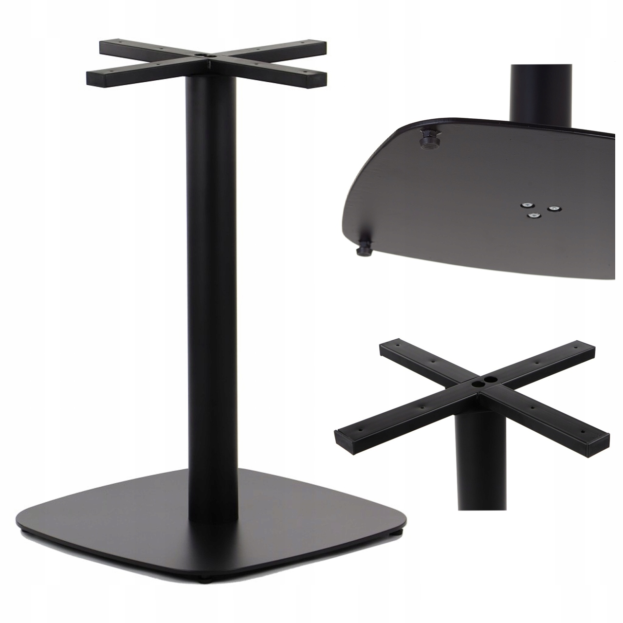 Podstavec/noha Pro Stůl SH-3050-4/B Černá Pro Pracovní Desku 90 CM