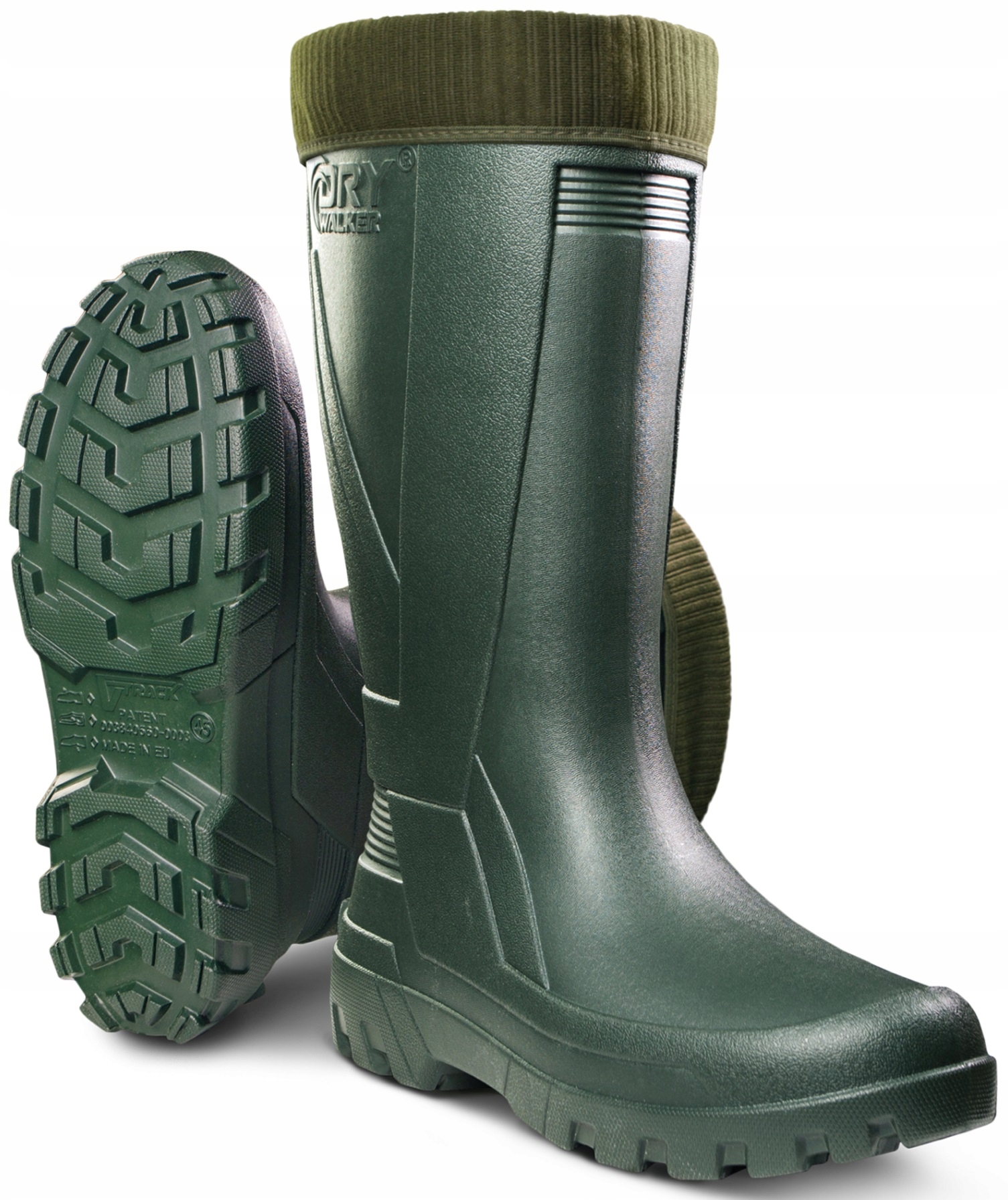 KALOSZE MĘSKIE piankowe gumowce LEKKIE ocieplane zimowe wysokie EVA 49