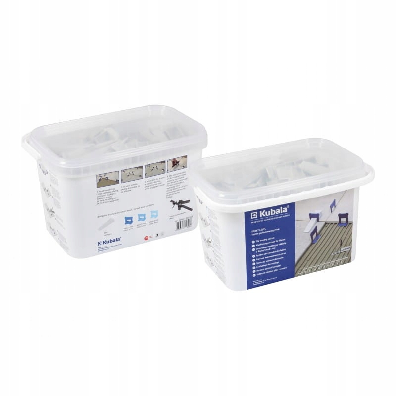 

Kubala Smart Level - kliny 100 sztuk + Wiaderko 5L