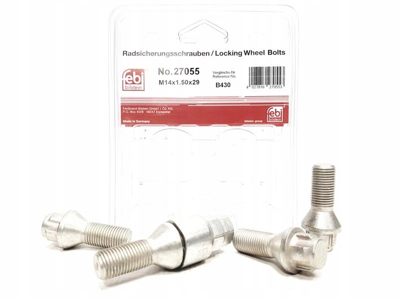 FEBI ŚRUBY ZABEZPIECZAJĄCE CITROEN JUMPY I Typ samochodu Samochody osobowe