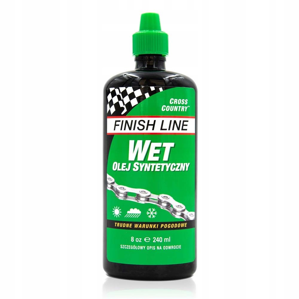Olej Finish Line WET Cross Country 240 ml na mokre warunki Marka Finish Line