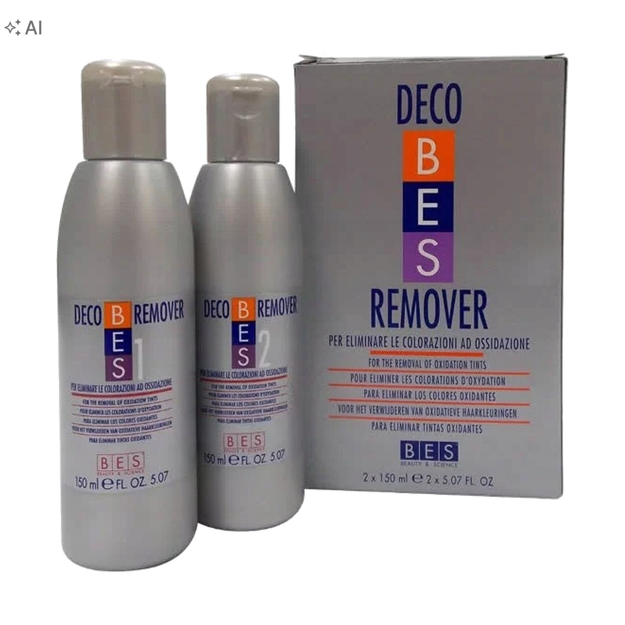 Bes Decobes Remover sada na odstranění barvy 2x150 ml