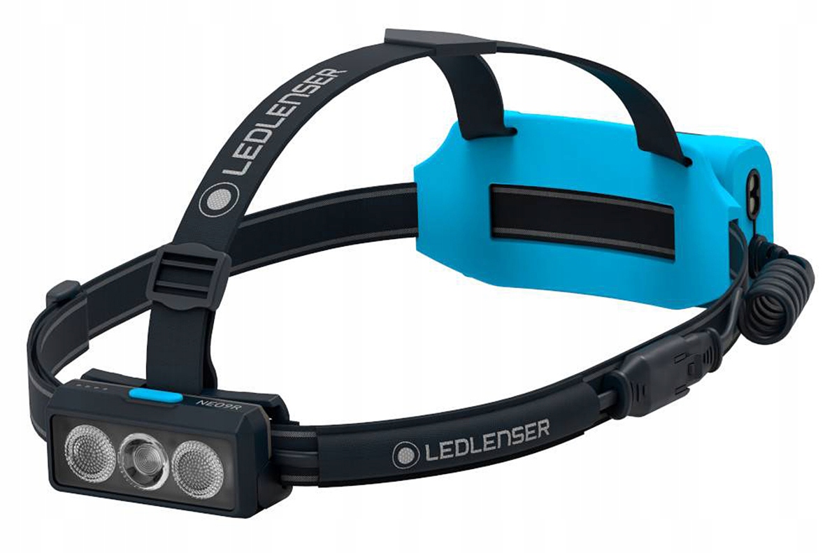 Latarka czołowa Ledlenser NEO9R 1200 lm niebieso/czarna