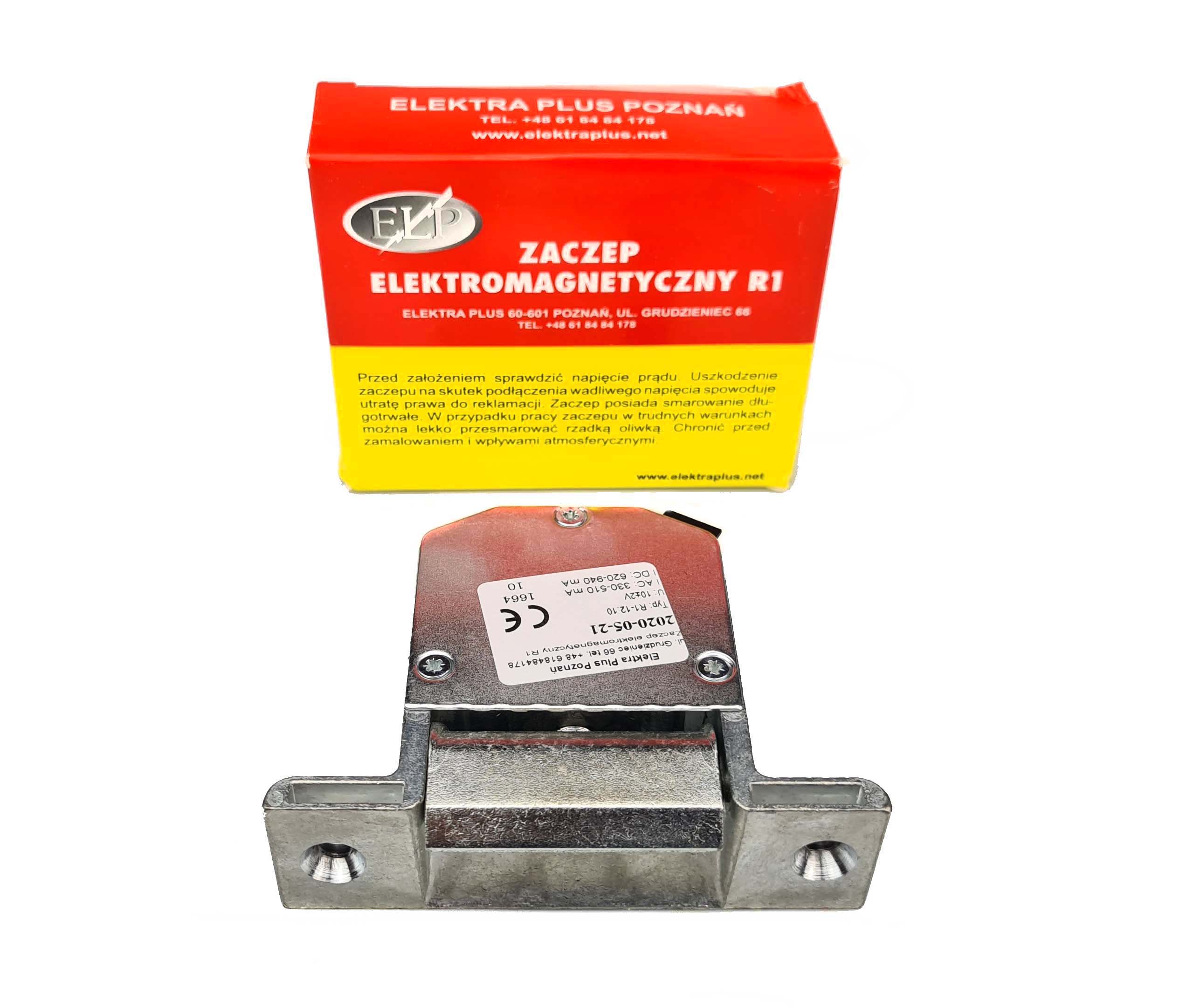 

Zaczep Elektromagnetyczny Elektra Plus R1 12V