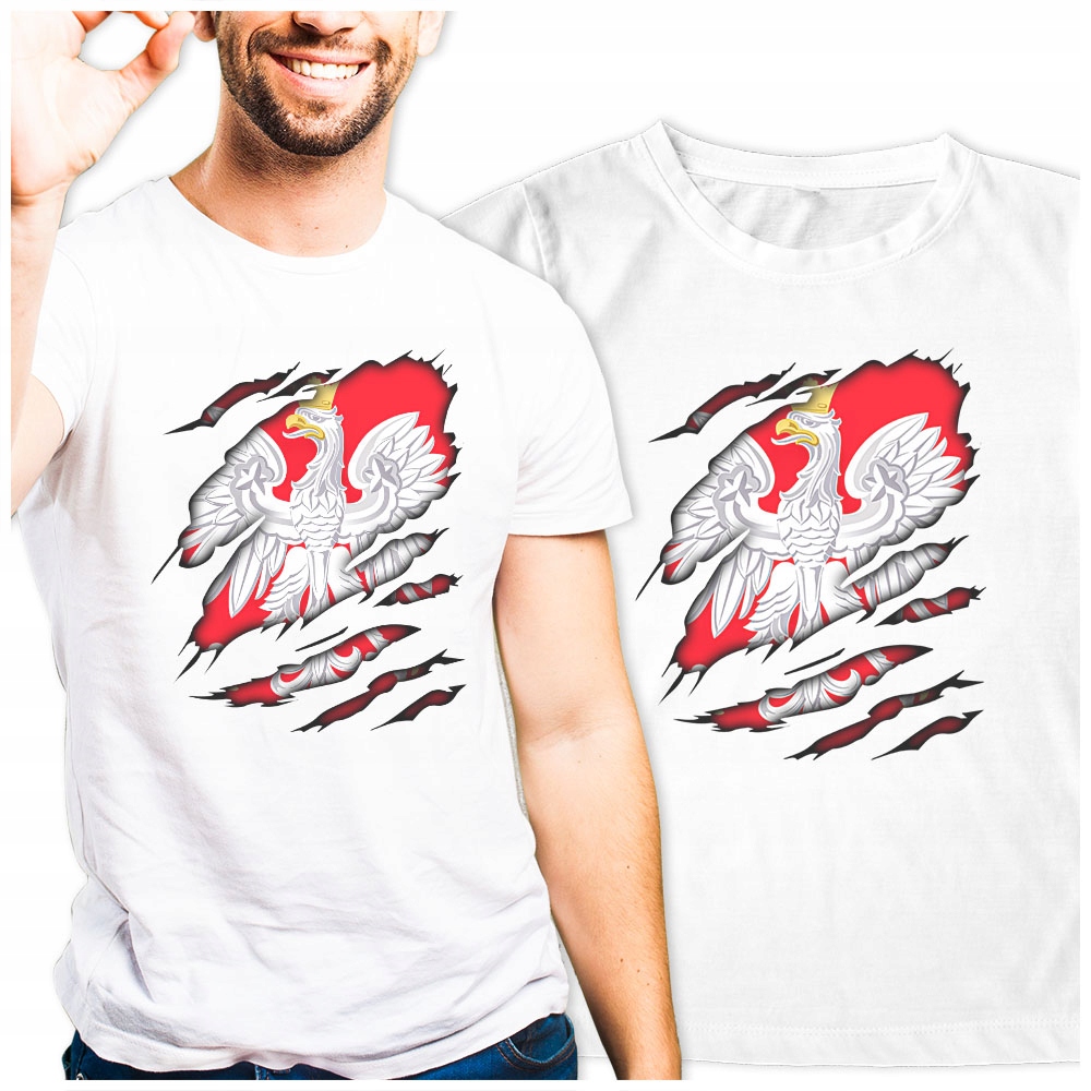 

Koszulka Patriotyczna Polska Patriotyczne Orzeł S