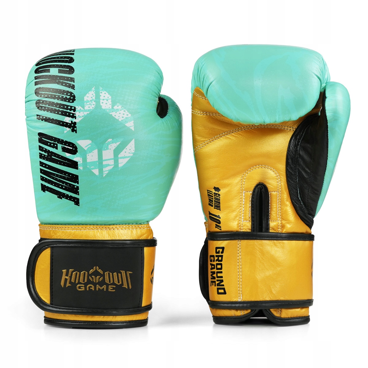 Rękawice bokserskie Ground Game Prime Green 12 oz Skóra Naturalna Boks Mma
