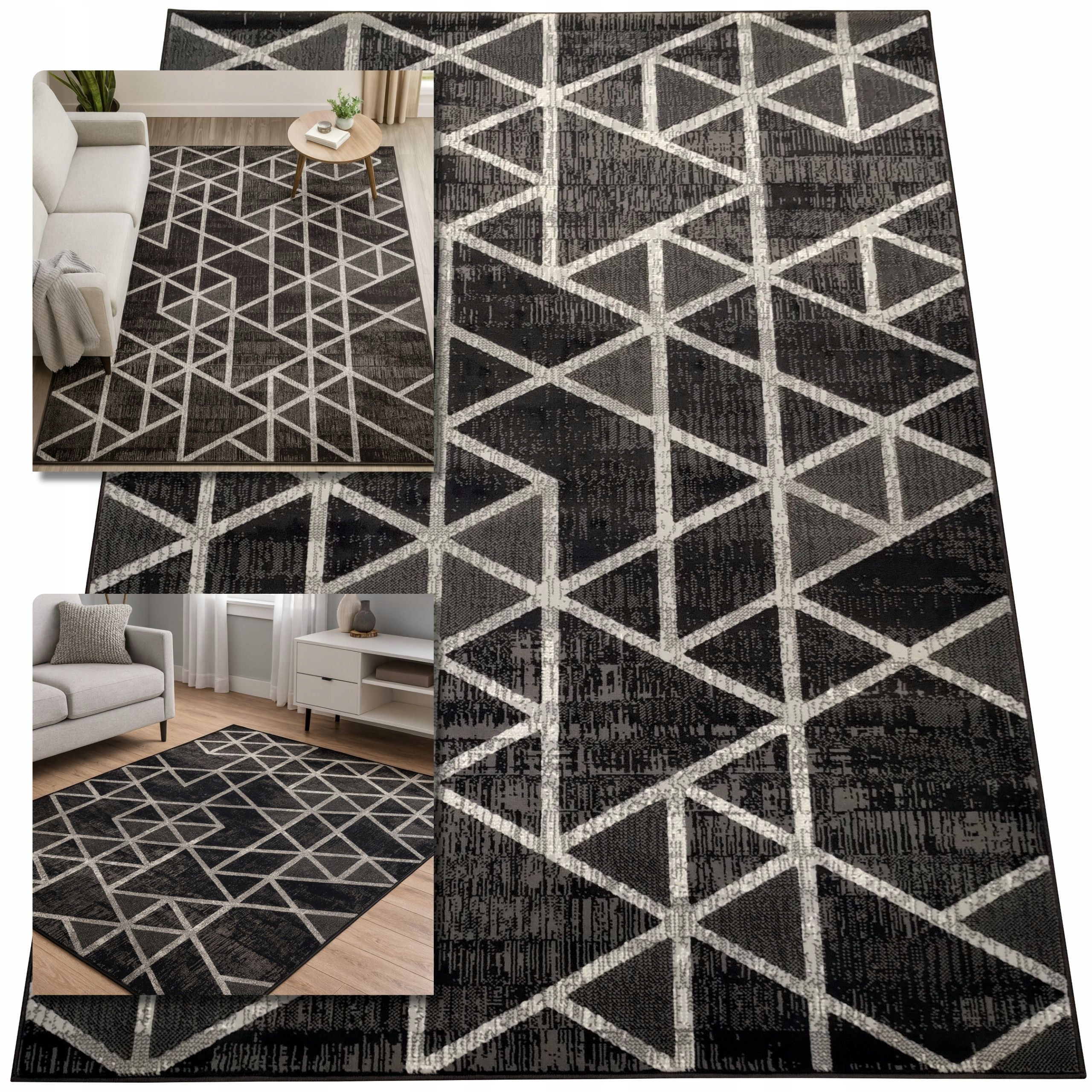 Koberec 120x170 Venezia Šedý Koberec Do Obývacího Pokoje Koberec Ložnice Belgický