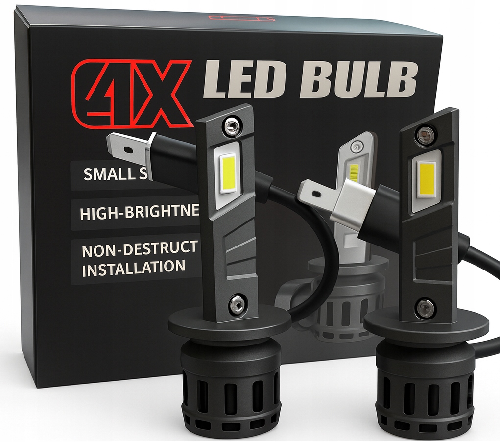 Žárovky H1 Led 80W 6500K Canbus LM Sada 2 Ks 22000 Silné Bílé Světlo