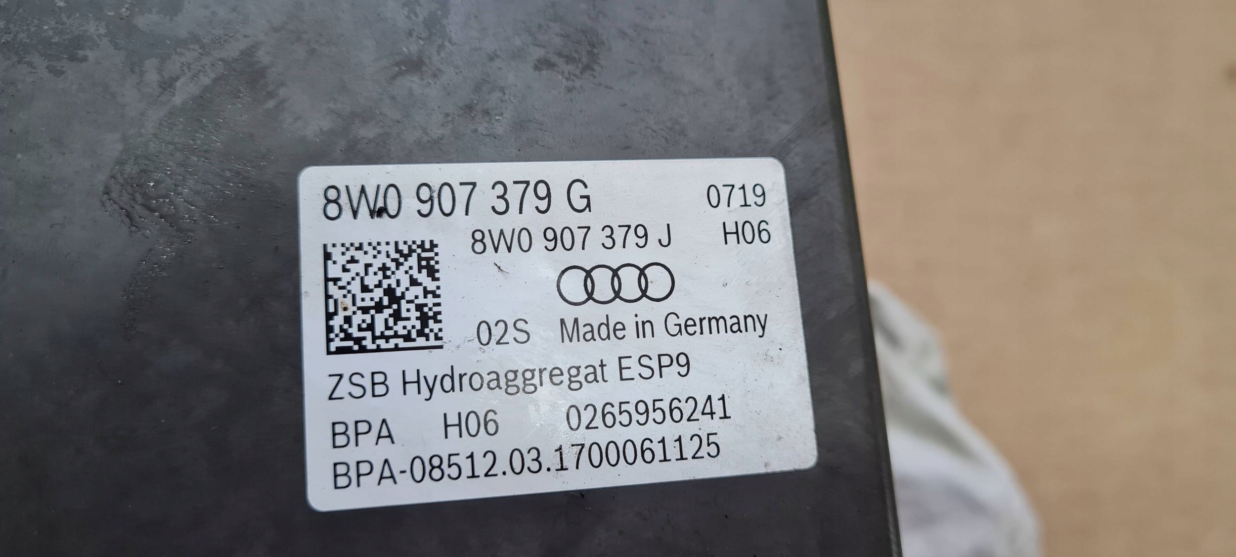 A5 8W OMPA brzdová ABS 8W0907379G A4 B9 8W