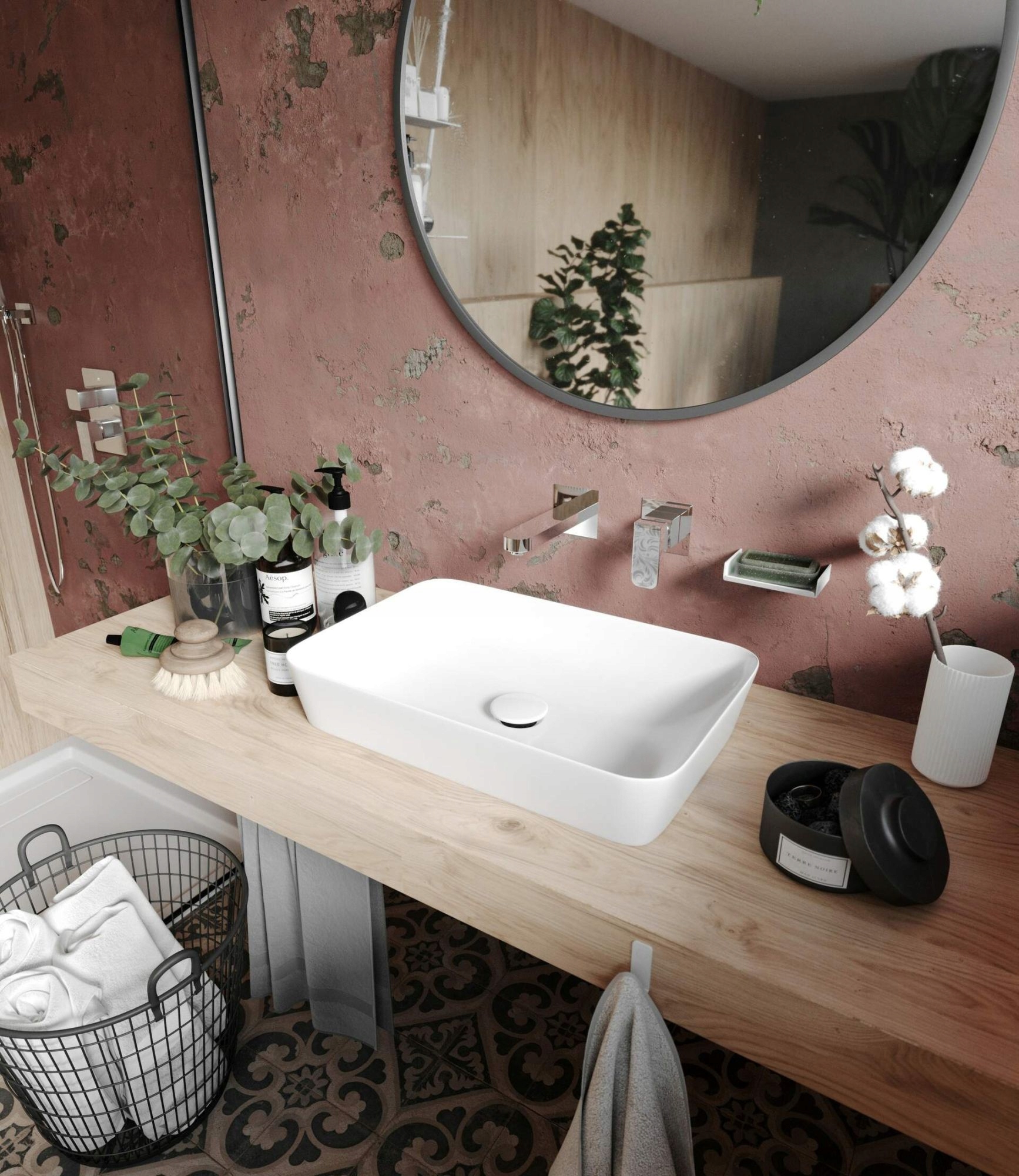 Deante Korek do umywalki lub bidetu z tuleją - ceramiczny Typ bez przelewu z przelewem