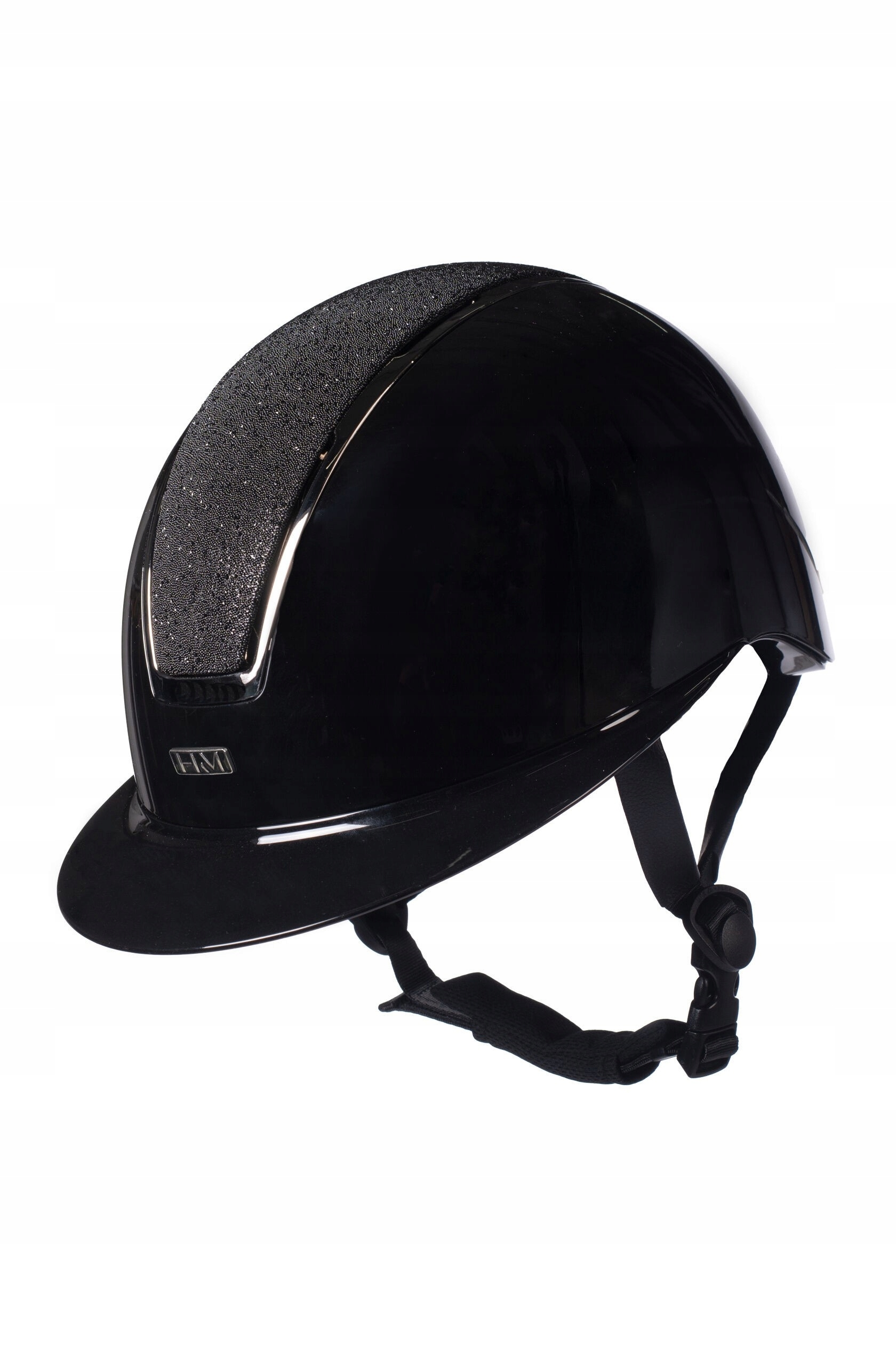 Hkm, Kask Lady Shield Brillant, Black/silver M (55-57)