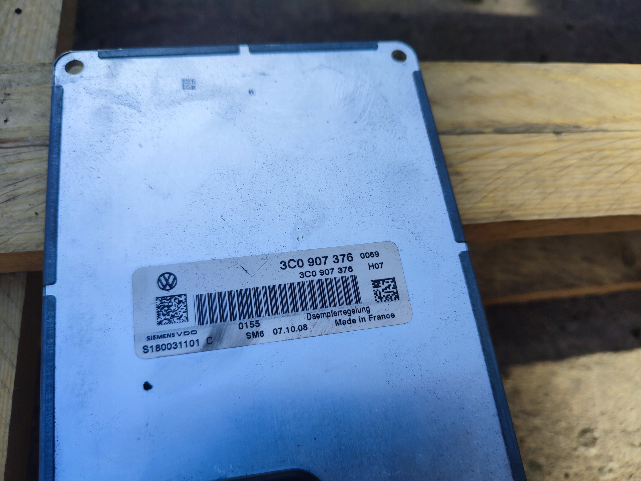 VOLKSWAGEN control unit computer springing 3C0907376