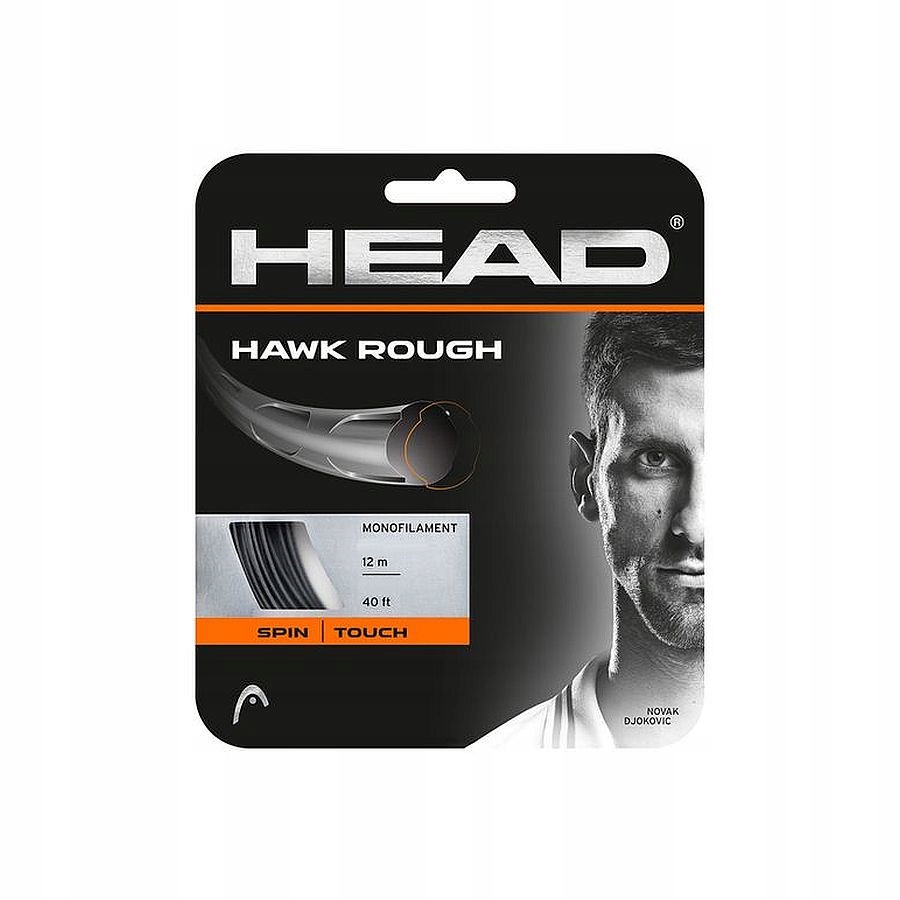 Naciąg do tenisa Head Hawk Rough 1,30 mm 12 m