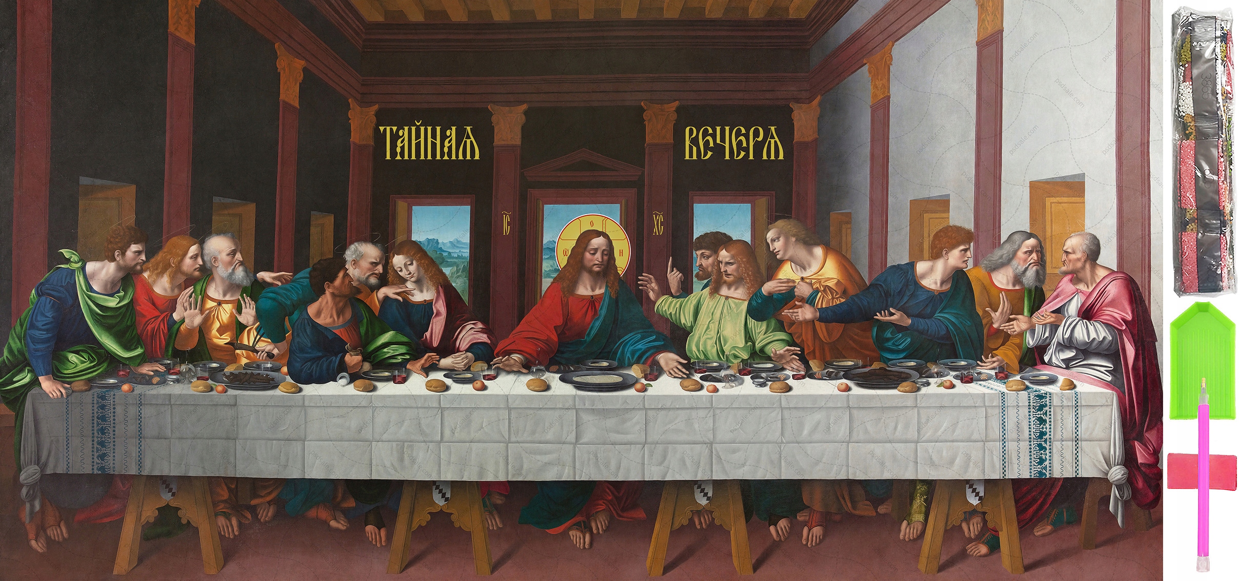 Haft Diamentový 5D Sada Obraz Mozaika 50*100cm