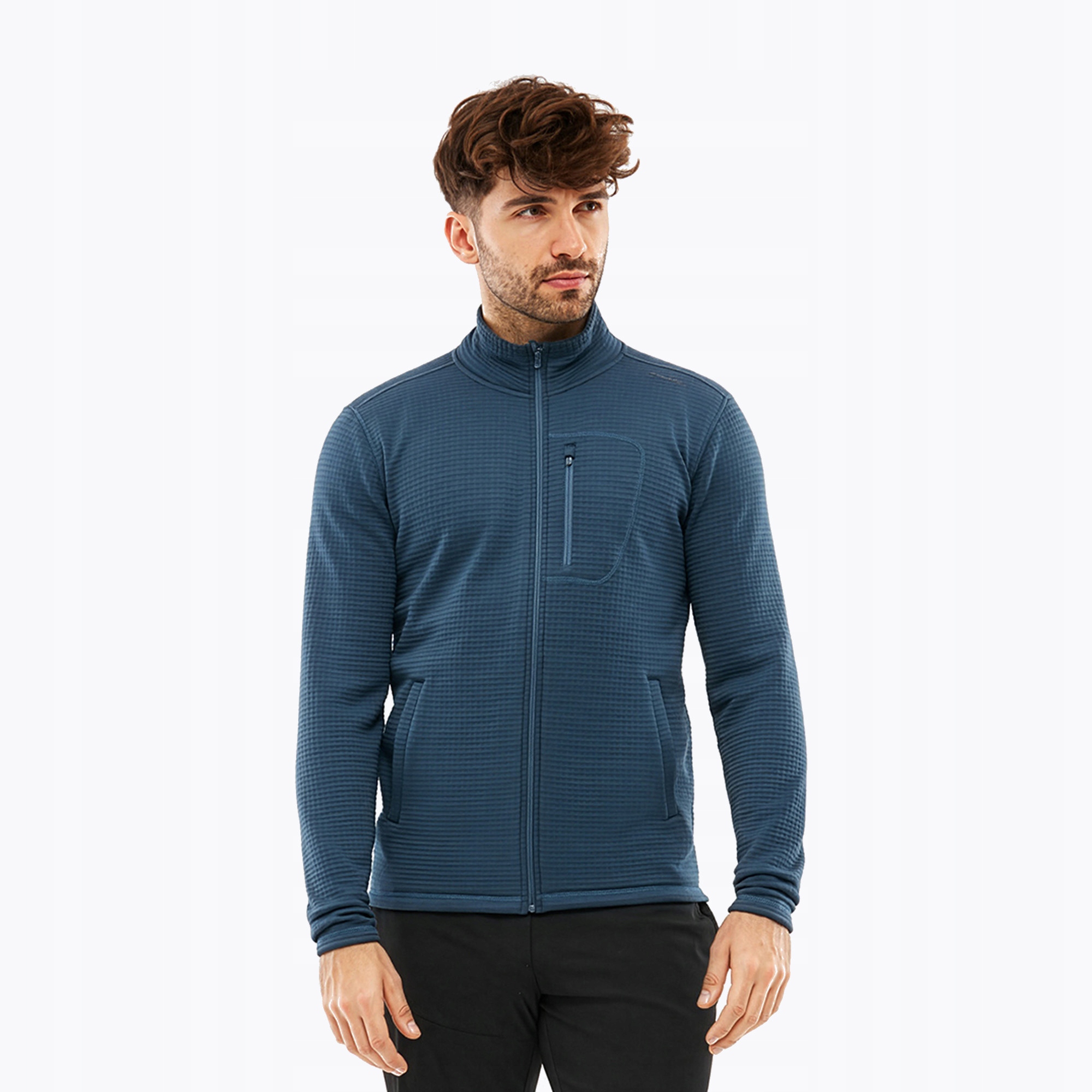 Bluza trekkingowa męska Viking Admont Full Zip navy XXL